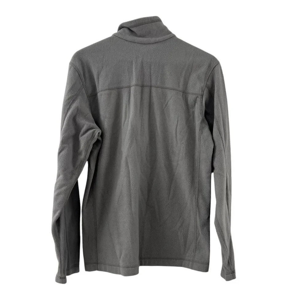 Patagonia Micro D 1/4 Zip Fleece Pullover Gray Alpha Lambda Delta